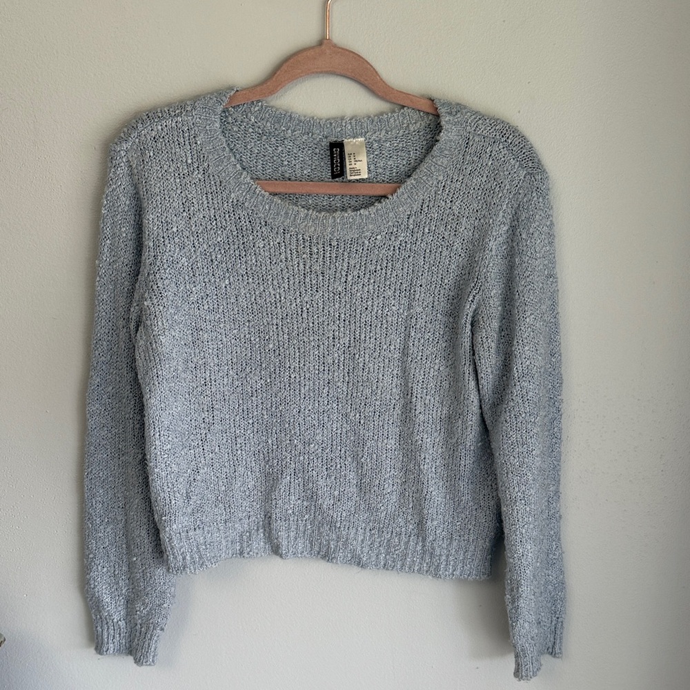 Divided by H&M Women's Blue Knit Sweater Size M